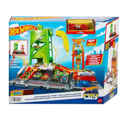 Hot Wheels City Super Fuel Station Station 